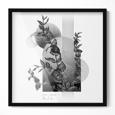 Marco para fotos negro 50x50 cm