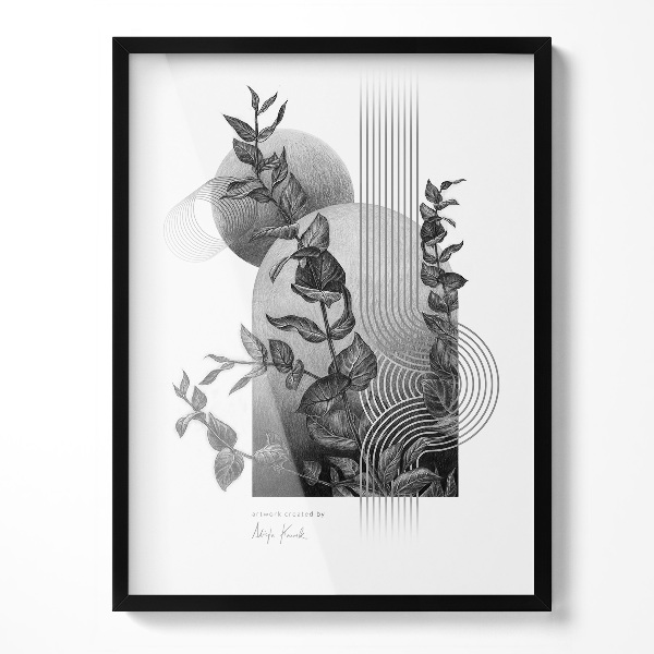 Marco para fotos negro 60x80 cm