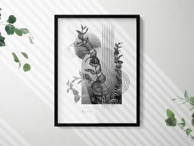 Marco para fotos negro 60x80 cm