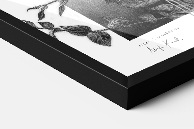 Marco para fotos negro 60x80 cm