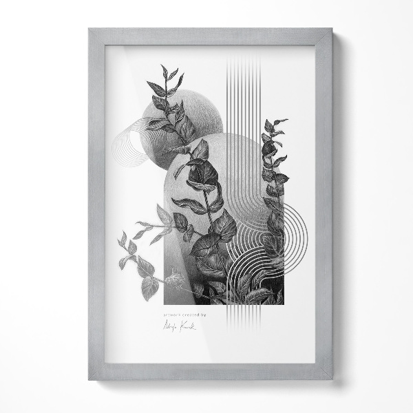 Marco de fotos plateado 20x30 cm