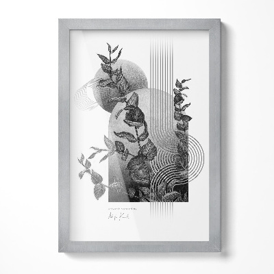 Marco de fotos plateado 20x30 cm