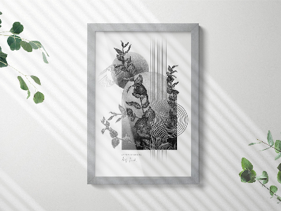 Marco de fotos plateado 20x30 cm