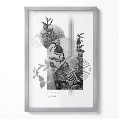 Marco para fotos plateado 40x60 cm