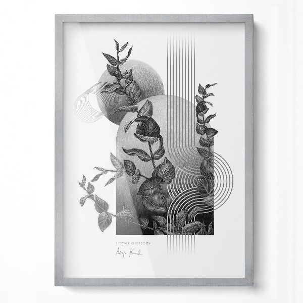 Marco de fotos plateado 50x70 cm