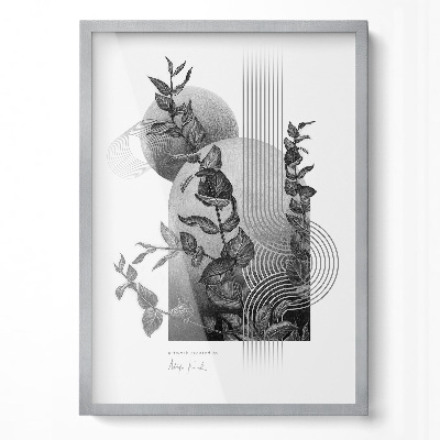 Marco de fotos plateado 50x70 cm