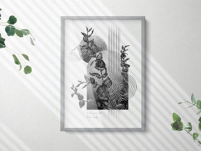 Marco de fotos plateado 50x70 cm