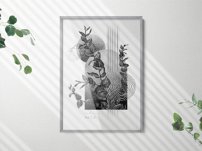 Marco para fotos plateado 70x100 cm