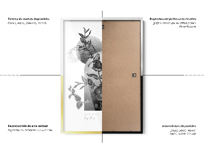 Marco de fotos dorado 20x30 cm