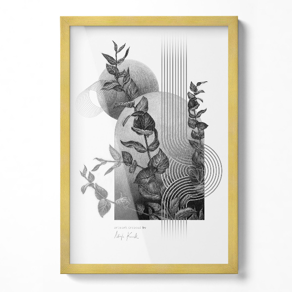 Marco para fotos dorado 40x60 cm