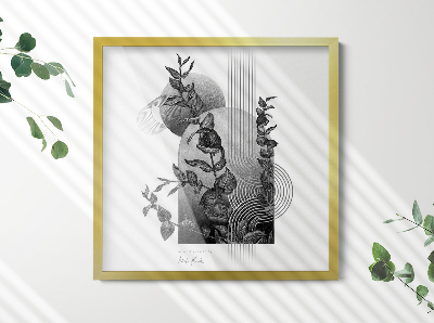 Marco cuadro dorado 50x50 cm