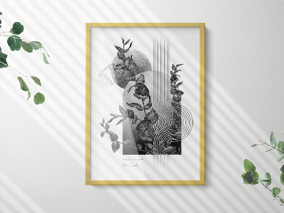 Marco de fotos dorado 50x70 cm