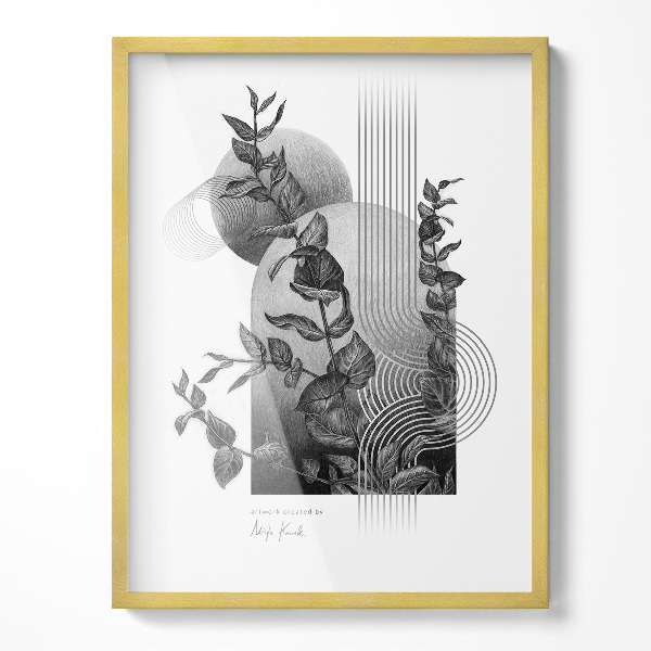 Marco cuadro dorado 60x80 cm