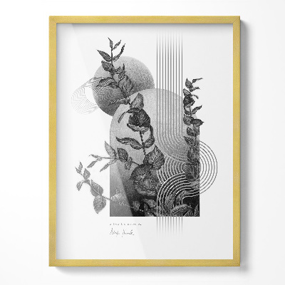 Marco cuadro dorado 60x80 cm