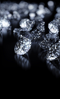 Estor enrollable con diseño de diamantes y brillo