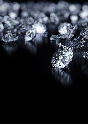 Estor enrollable con diseño de diamantes y brillo