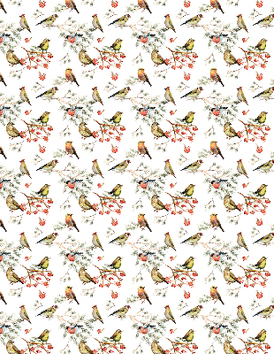 Modern roller blind con diseño de Pájaros en las ramas