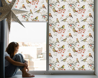 Modern roller blind con diseño de Pájaros en las ramas