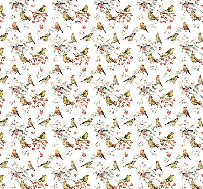 Modern roller blind con diseño de Pájaros en las ramas