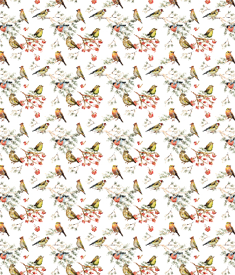 Modern roller blind con diseño de Pájaros en las ramas