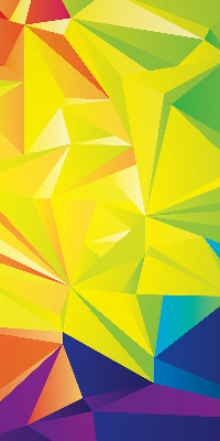 Patrón de origami colorido para estor enrollable moderno