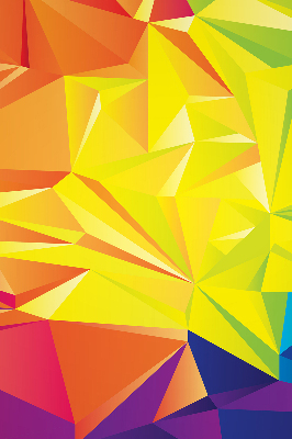 Patrón de origami colorido para estor enrollable moderno
