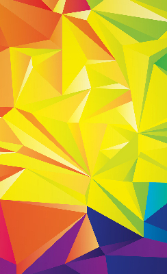 Patrón de origami colorido para estor enrollable moderno
