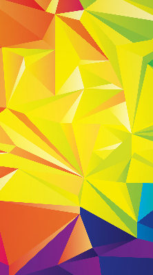 Patrón de origami colorido para estor enrollable moderno