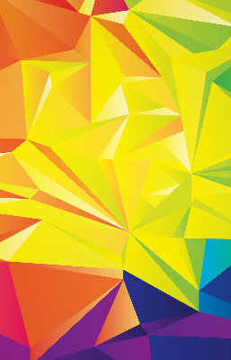 Patrón de origami colorido para estor enrollable moderno