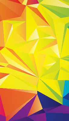 Patrón de origami colorido para estor enrollable moderno