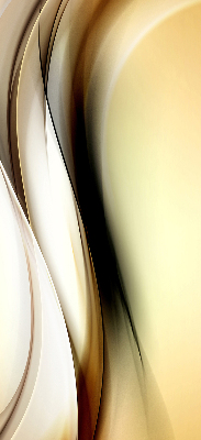 Estor enrollable con abstracción amarilla