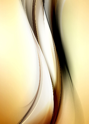 Estor enrollable con abstracción amarilla
