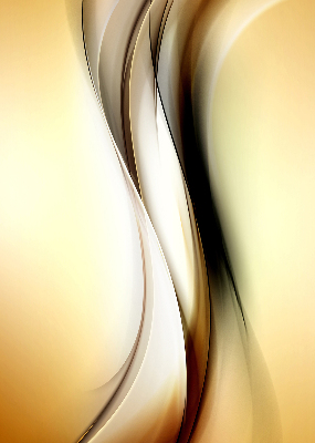 Estor enrollable con abstracción amarilla