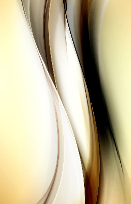 Estor enrollable con abstracción amarilla