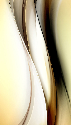 Estor enrollable con abstracción amarilla
