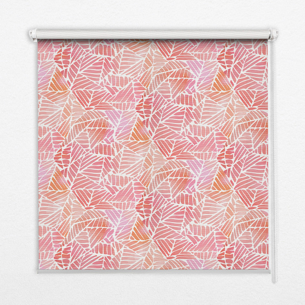 Modern roller blind con triángulos a rayas