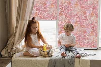 Modern roller blind con triángulos a rayas