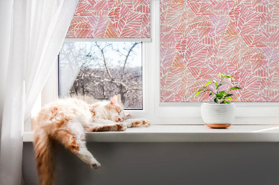 Modern roller blind con triángulos a rayas
