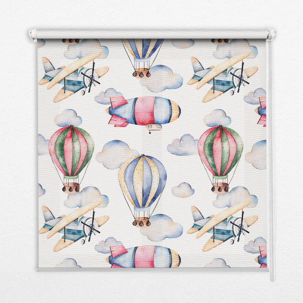 Estor enrollable para ventana dirigibles y globos