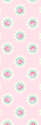 Estor enrollable de rosas