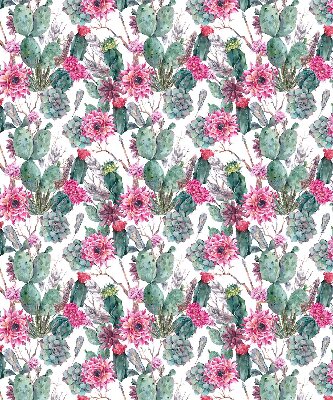Persiana enrollable con diseño de flor de cactus