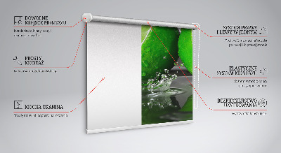 Estor enrollable para ventana en agua