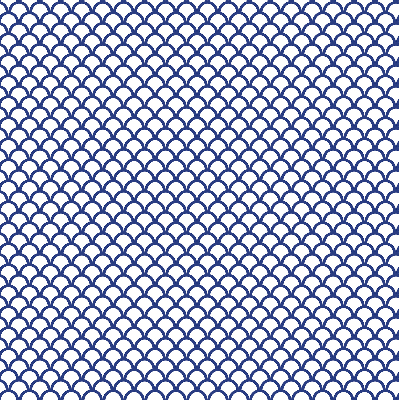 Modern roller blind en color de escamas azules