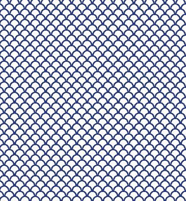 Modern roller blind en color de escamas azules