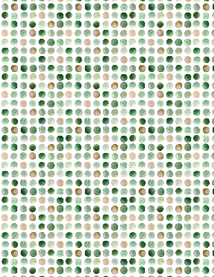 Estor enrollable de círculos verdes