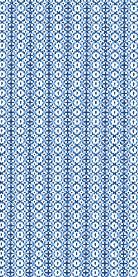 Modern roller blind con diseño Formas azules