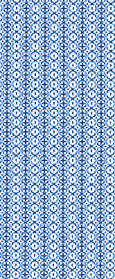 Modern roller blind con diseño Formas azules