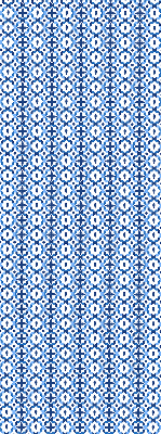 Modern roller blind con diseño Formas azules