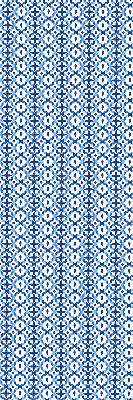 Modern roller blind con diseño Formas azules
