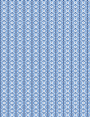 Modern roller blind con diseño Formas azules